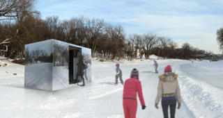 Illustration for article titled Beautiful Warming Huts Are Proof That Canada Does Winter Better Than Us